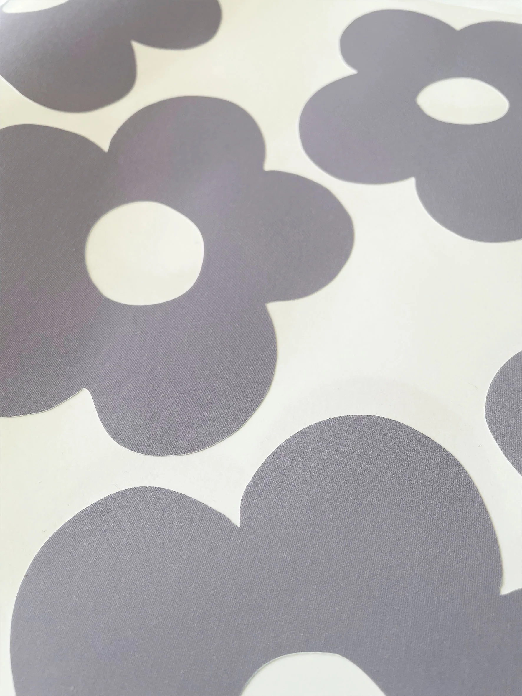 Blue Flower Wall Stickers – Eco-Friendly, Removable & Reusable Fabric Decals for Kids' Rooms, Nurseries & Playrooms - Image 3