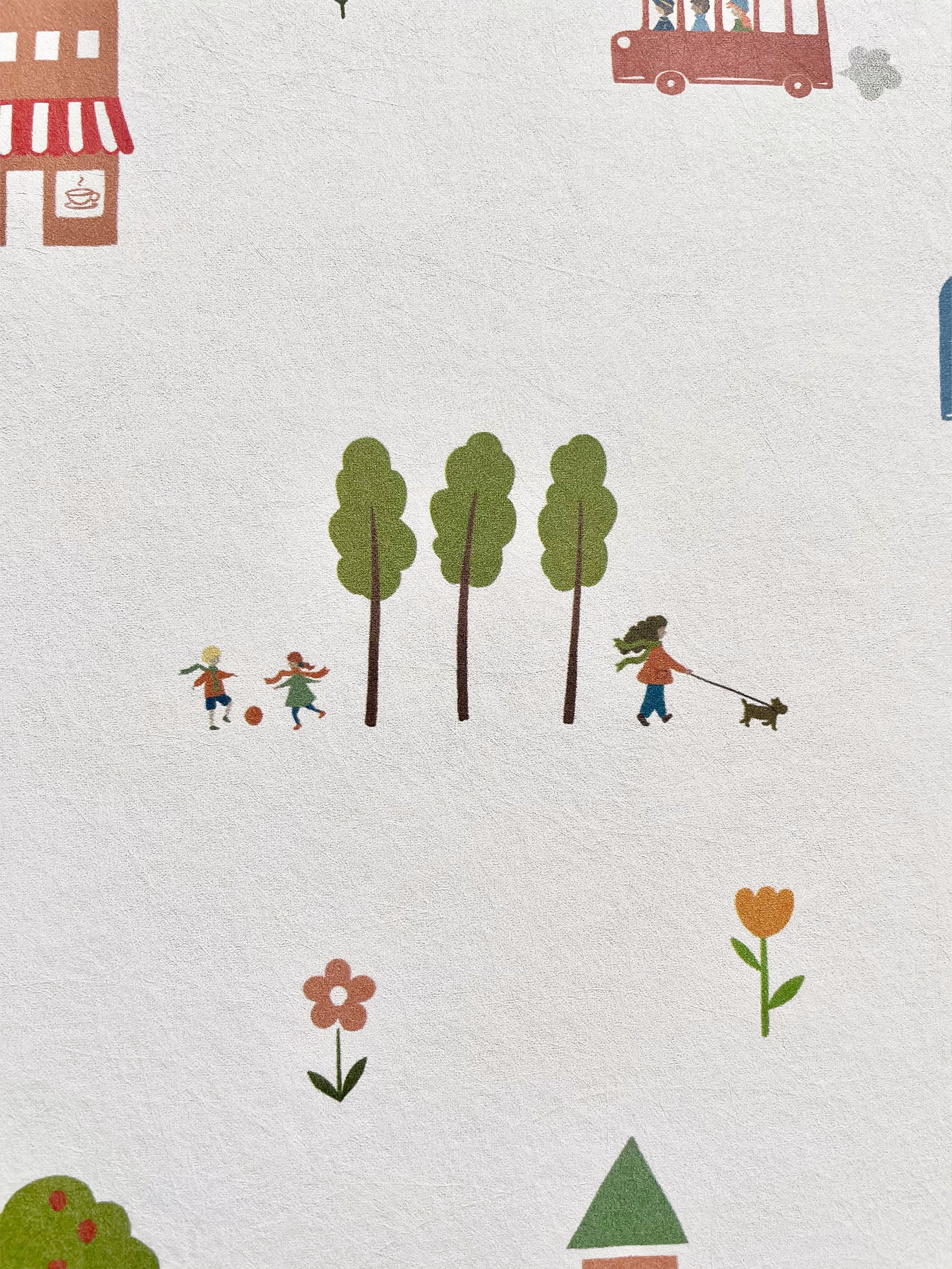 Little Town Luxury Wallpaper for Kids - Image 4