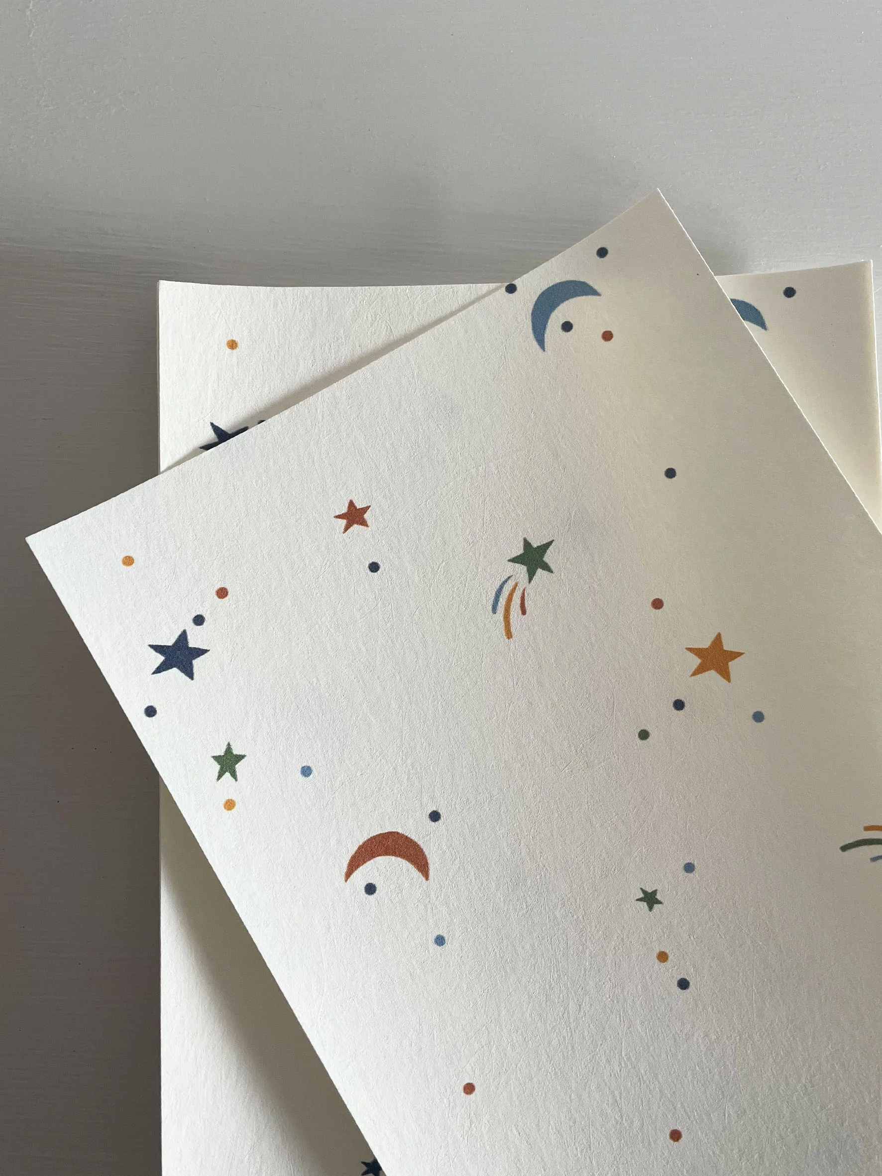 Moons & Stars Luxury Wallpaper for Kids ~ Multi - Image 5