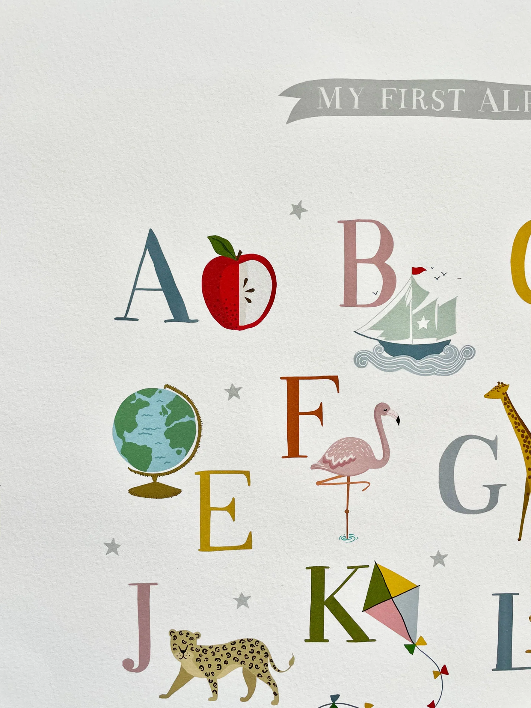 My First Alphabet ABC Nursery Wall Print - Image 4