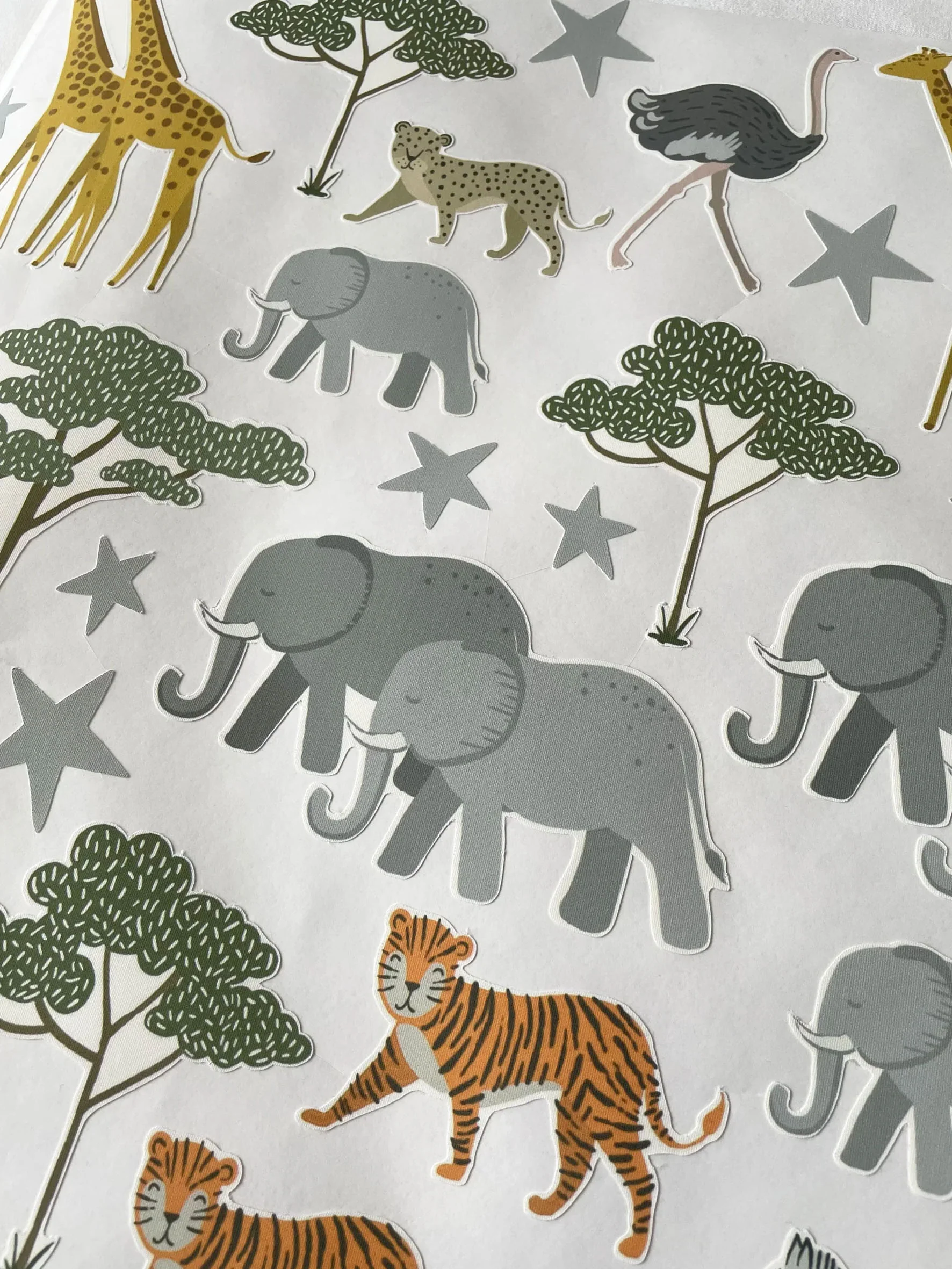 Safari Animal Wall Stickers - Eco-Friendly, Removable & Reusable Decals for Kids' Bedrooms, Playrooms & Nurseries - Image 3
