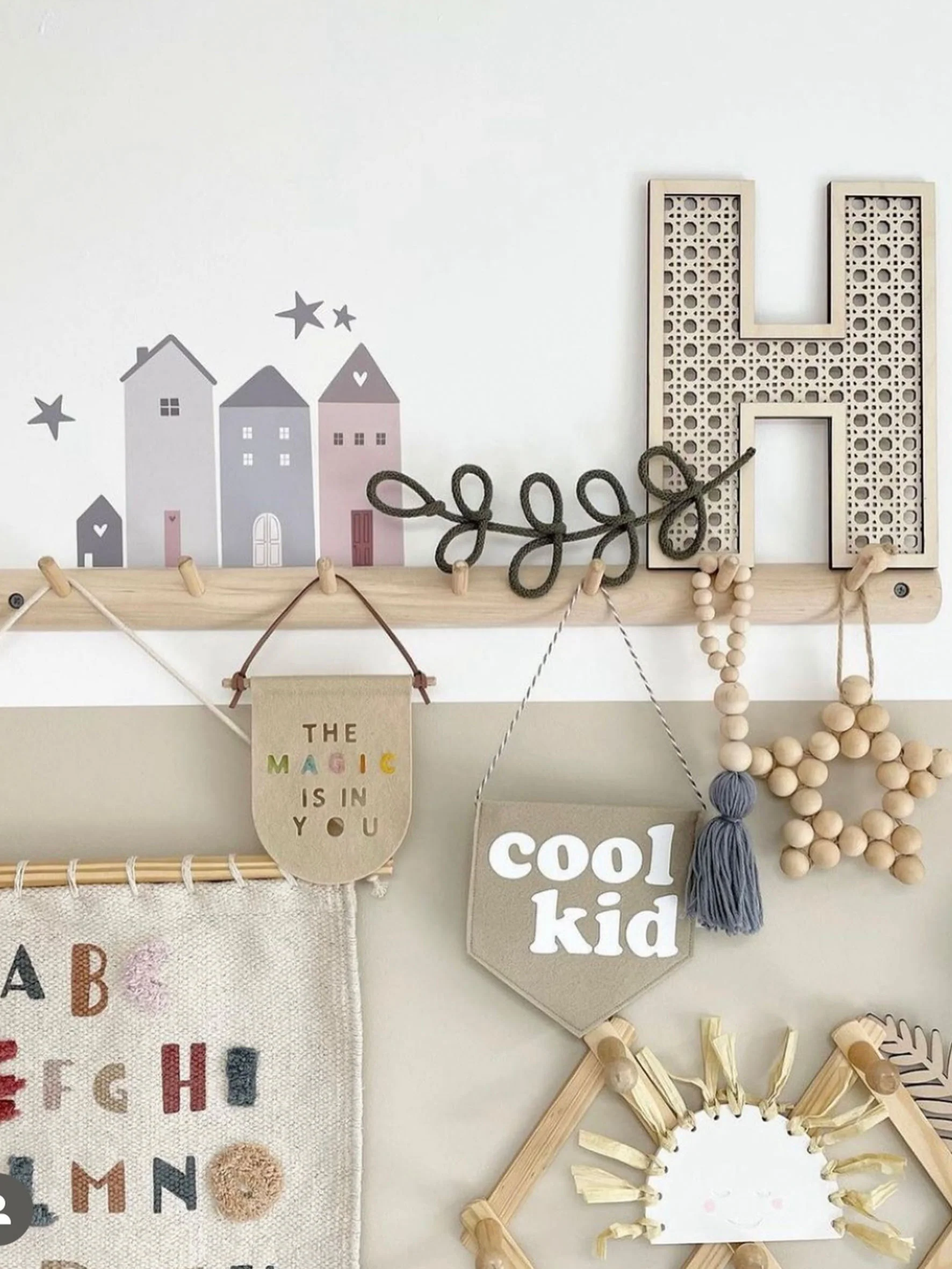 Little Village House Wall Stickers - Eco-Friendly, Removable & Reusable Decals for Kids' Bedrooms, Playrooms & Nurseries - Image 3