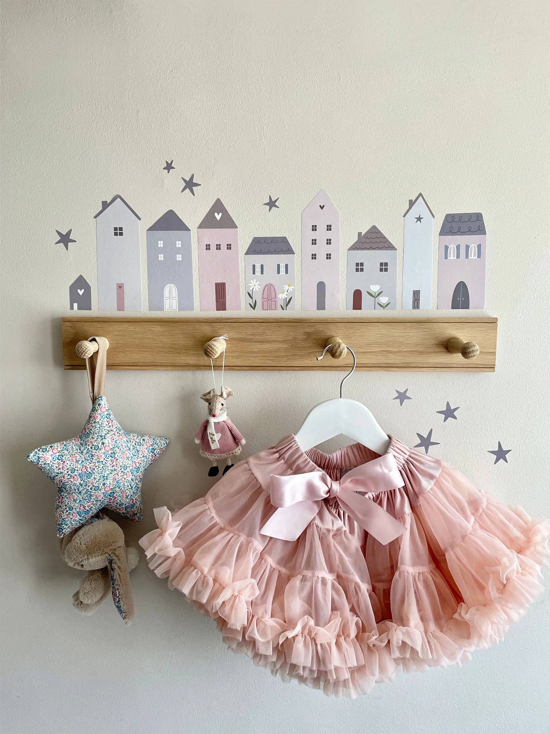 Little Village House Wall Stickers - Eco-Friendly, Removable & Reusable Decals for Kids' Bedrooms, Playrooms & Nurseries - Image 4