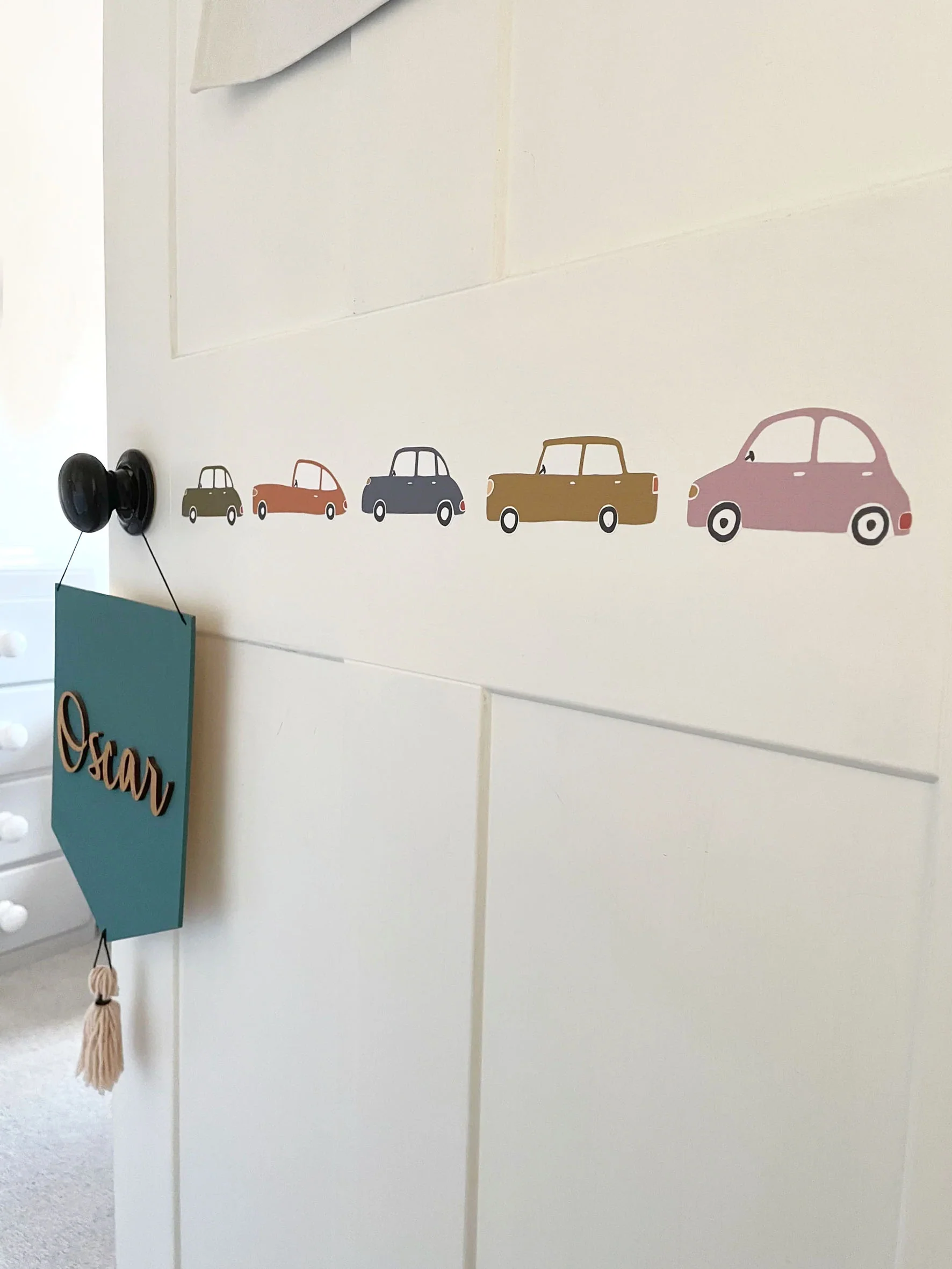Retro Car Wall Stickers | Eco-Friendly, Removable & Reusable Decals for Kids' Bedrooms, Playrooms & Nurseries - Image 3
