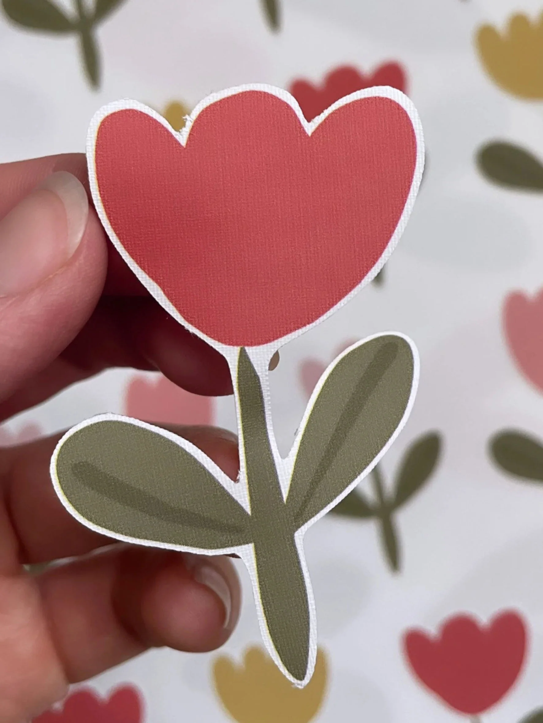 Tulip Flower Wall Stickers - Eco-Friendly, Removable & Reusable Decals for Kids' Bedrooms, Playrooms & Nurseries - Image 3