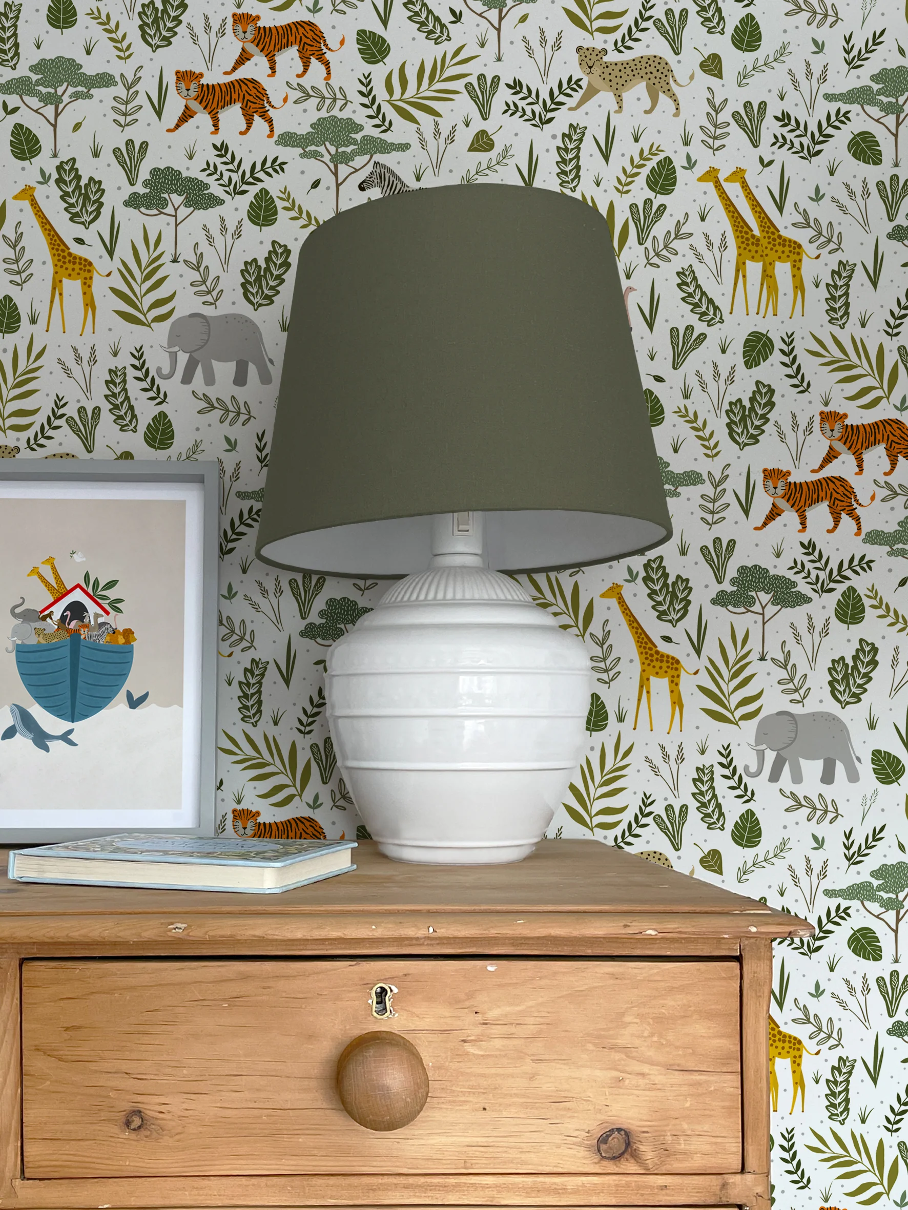 Wild Safari Luxury Wallpaper for Kids ~ Multi - Image 3